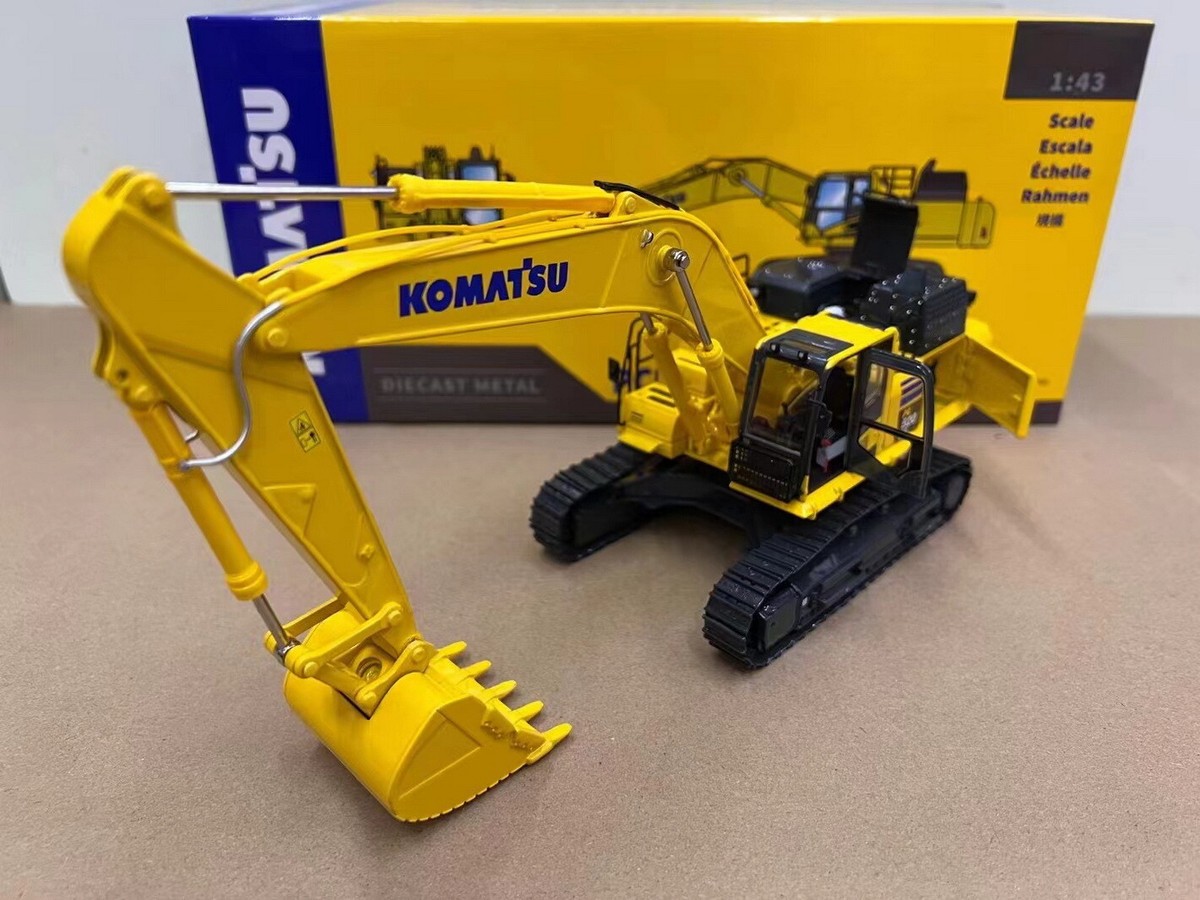 コマツ建機　PC520LC-11MO  1/43 1:43 Scale Komatsu PC520LC-11M0 Hydraulic Excavator Alloy