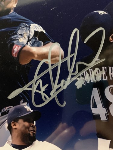 Francisco "COCO" Cordero signiertes Milwaukee Brewers 8x10 Foto LOF - Bild 2 von 4