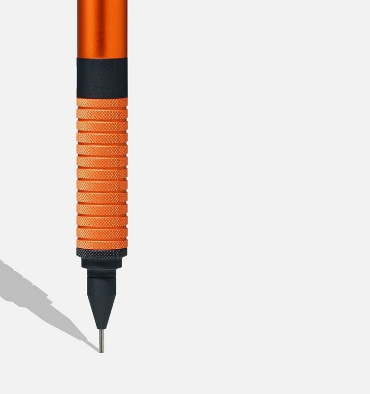 Staedler 925 35 Korea Limited Edition 0.5mm Mechanical Pencil - Orange Red Color