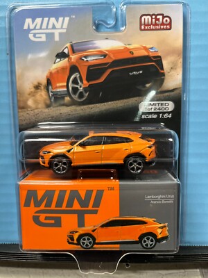 1/64 MINI GT MIJO EXCLUSIVES LAMBORGHINI URUS SUV ARANCIO BOREALIS ORANGE