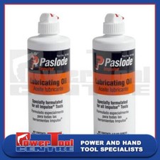 2 x Paslode Impulse Cordless Gas Nailer Lubricating Service Oil 4oz 401482