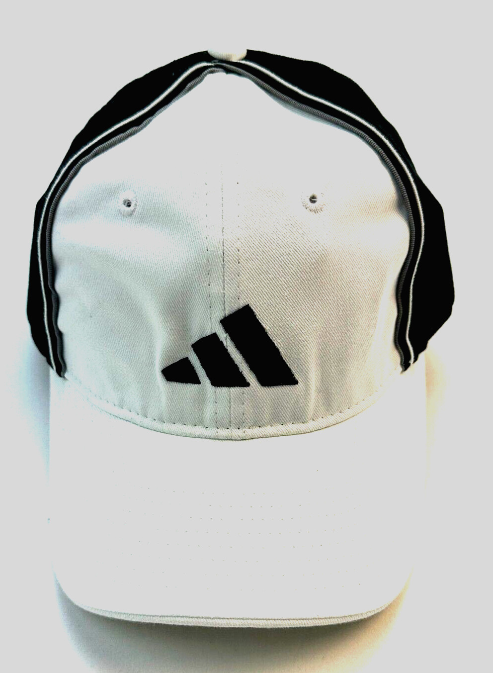 Adidas Бейсбольная тренировочная кепка Унисекс, хлопковая мужская женская шапка, Белая / Черная Новая