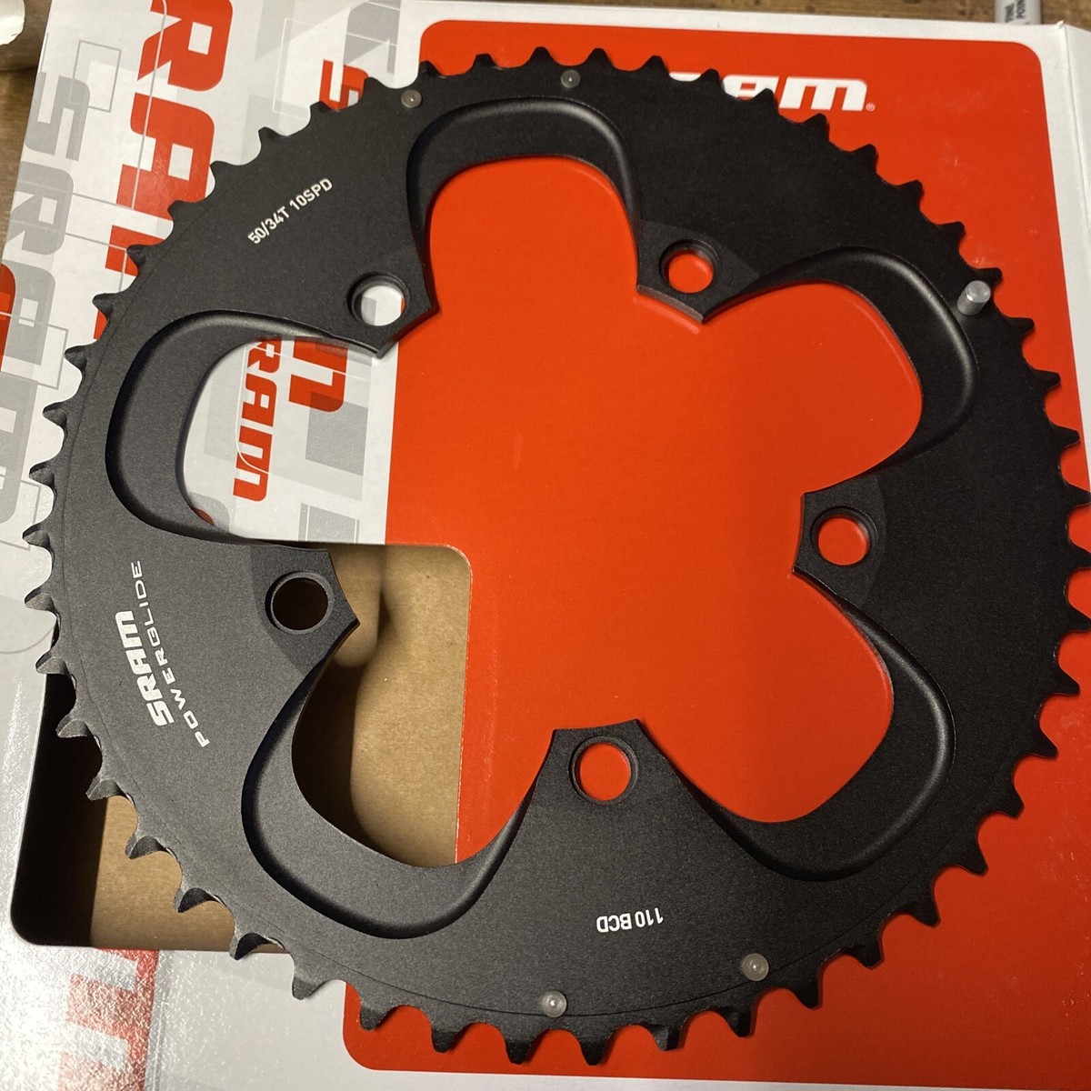 Sram Power glide 10 Speed Chainring 50 Tooth 110 Bcd (8911) | eBay