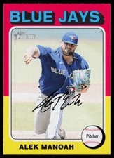 2024 Topps Heritage Alek Manoah #243 BASEBALL Toronto Blue Jays