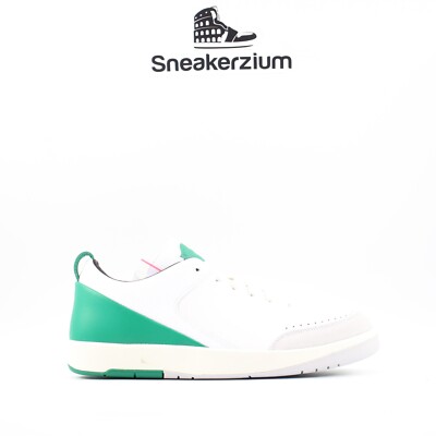 Air Jordan 2 Retro Low Nina Chanel Abney White Green DQ0560-160