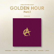 ATEEZ 10th Mini Album GOLDEN HOUR : Part.1 Digipack Ver.