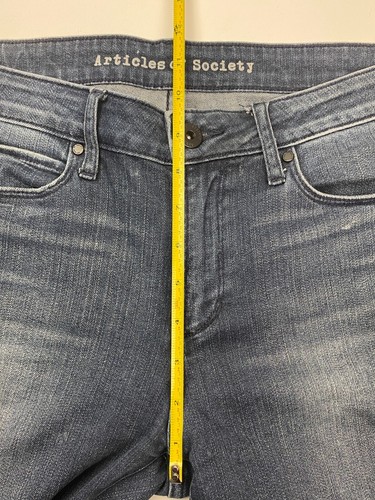 Jeans Articles of Society Sarah Dusk lavaggio scuro effetto invecchiato taglia 30 - Foto 7 di 13
