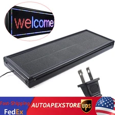 40*15"LED Sign Programmable Scrolling Message Display Board Advertising Business