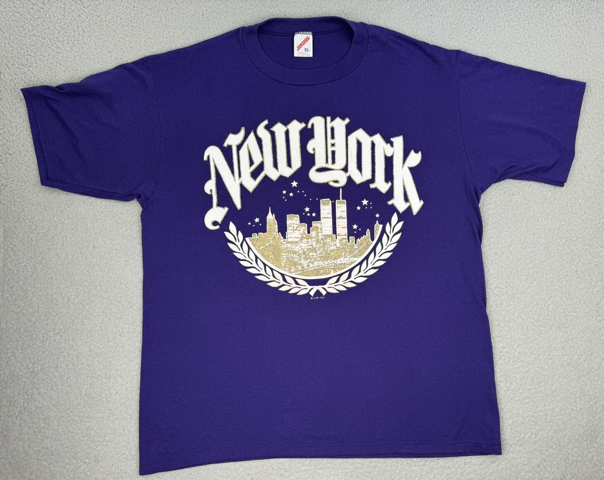 New York Retro Skyline City Shirt New York Retro Skyline City Shirt