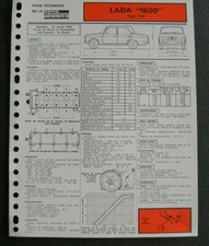 Revue technique Lada 1600