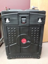 Complete 10ft Wide Abex Exhibits Economy Curve Pop-Up Display W/ 4300 Vault Case