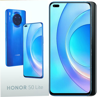 BNIB Honor 50 Lite Dual-SIM 128GB + 6GB Black Factory Unlocked 4G/LTE GSM