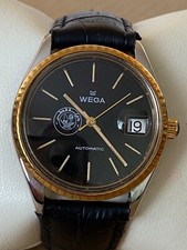 Orologio Uomo WEGA Automatico Qatar Emir Khalifa Oro/S Acciaio Regalo Royal Emmiri Court