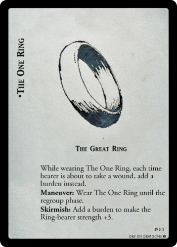 LOTR: Der Eine Ring, Der Große Ring [Mäßig bespielt] Ages End Herr der Ringe - Bild 1 von 1