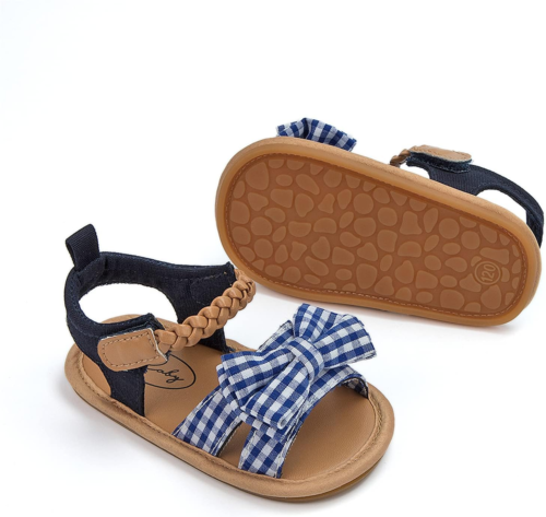 Baby Boys Girls Sandals Premium Soft Anti-Slip Rubber Sole Infant Summer Outdoor