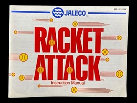 Vintage Nintendo NES Racket Attack Jaleco Video Game