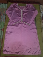 Women 2 Piece Silk Suit Trouser & Top Colour Pink