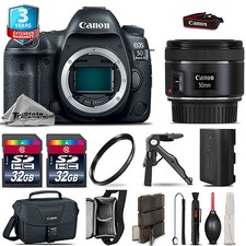 Canon EOS 5D Mark IV DSLR Camera  50mm 1.8 STM  2yr Warranty - 64GB Bundle Kit