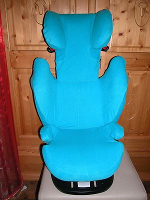 Sommerbezug Schonbezug Frottee f. Cybex Solution M, M-Fix, S-Fix, M SL türkis