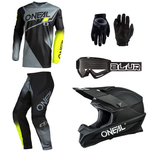O'Neal Element Gray motocross dirt bike 