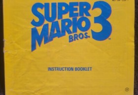 Super Mario Bros. 3 (Nintendo NES, 1990) w Manual & Sleeve 