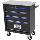 4 Drawers Multifunctional Tool Cart With Wheels
