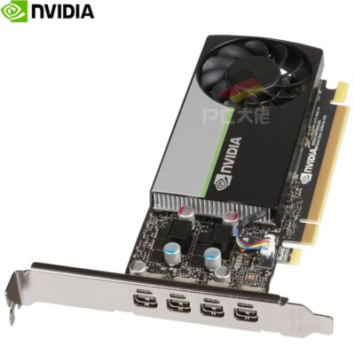 NVIDIA Quadro T1000 4GB GDDR6 PCIe 3.0 x16 Mini DP Graphics Card