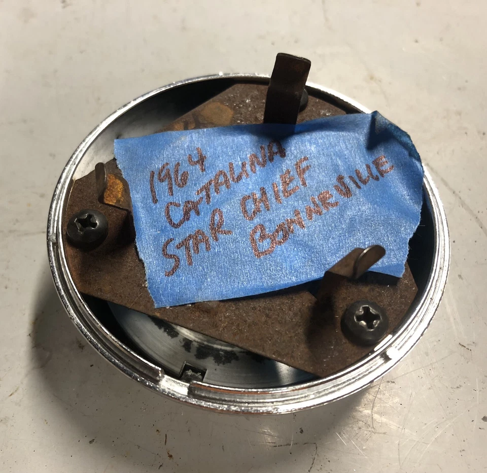 Pontiac Deluxe 1964 volante central bocina tapa Bonneville Catalina 64 2+2 64 Foto 3 de 4