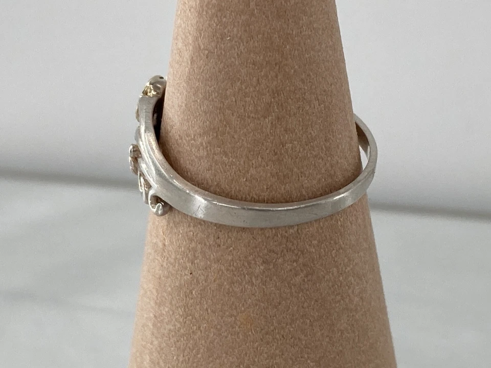 Landstrom Black Hills Multi Tone 10K Yellow Rose Gold Sterling Silver Ring 6.5 - Image 4 of 4