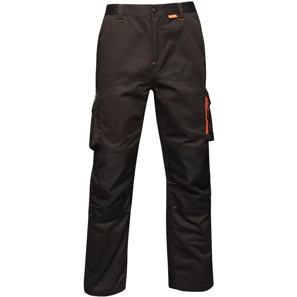 Regatta TRJ366 Mens Heroic Hardwearing Workwear Trousers Black  36"" Tall (GH161)