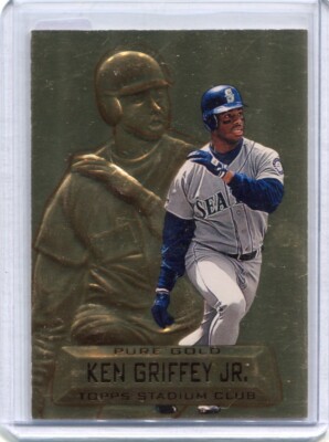 1997 Stadium Club - KEN GRIFFEY JR - Embossed Pure Gold