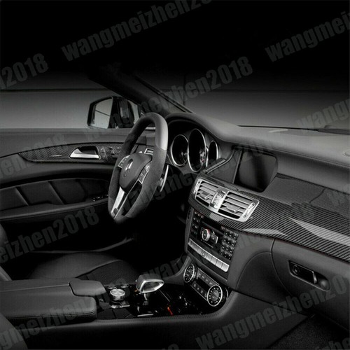 7D Accessories Glossy Carbon Fiber Vinyl Film Car Interior Wrap Stickers 12x 60" - Foto 6 di 12