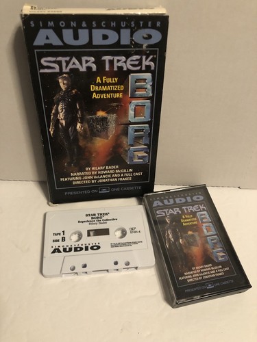 Star Trek Borg Simon & Schuster One-Hour Audio Cassette By Hillary Bader 1996 - 第 8/22 張圖片