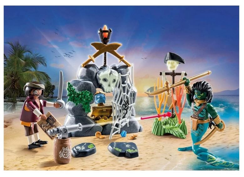 Playmobil Pirates Set 71420 Pirates Figures and Treasure Hunting