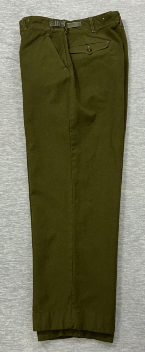 VTG Military Pants Medium Regular Mens Wool Stock 55-T-35650 VTG Military Pants Medium Regular Mens Wool Stock 55-T-35650