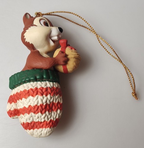 VTG Chip Of Chip & Dale Chipmunks Disney Grolier Christmas Magic Ornament In Box - Picture 6 of 8