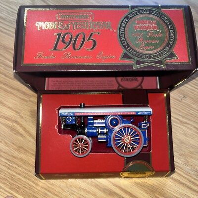 その他 MATCH BOX 1905 Showmans Engine MATCHBOX MODELS of YESTERYEAR LIMITED EDITION 1905 FOWLER