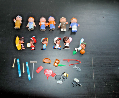 Mainzelmännchen German Figurines / plastic -pvc rare set - Toys