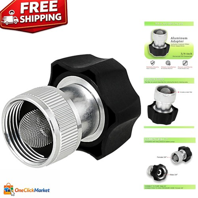 #ad Durable 3 4 Inch Electric Pressure Washer Coupler Universal Hose Connection $18.99