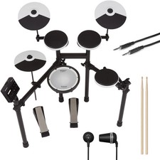 Roland TD-02KV V-Drums Electronic Drum Set BONUS PAK