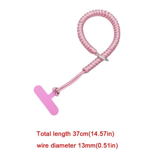 Anti-lost Mobile Phone Wristband Handmade Woven Cellphone Lanyard Accessories - Photo 6 sur 15