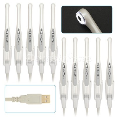 Dental Intraoral Camera USB HD Camera Mega Pixels 12 White LED Lights USA