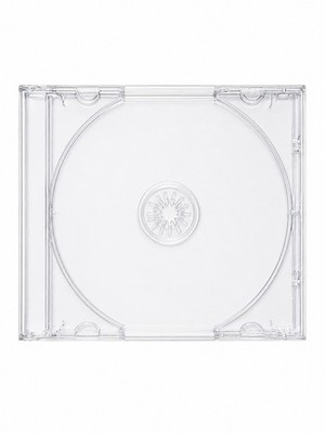Standard Clear CD Jewel Case 10.4mm Single Disc Replacement Assembled w Tray LOT