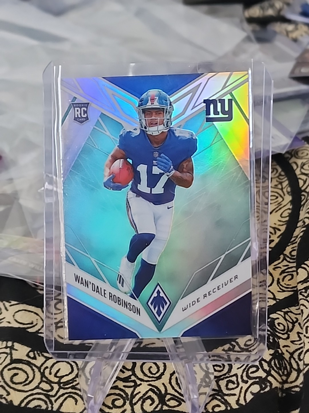 2022 Panini Phoenix #120 Teal Rookie Wan’Dale Robinson /150 New York Giants