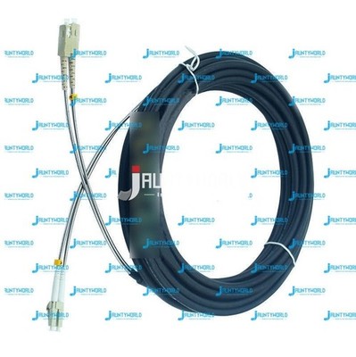 100M Outdoor Field Fiber Optic Patch Cord LC to SC Multi-Mode Duplex Fiber Cable
