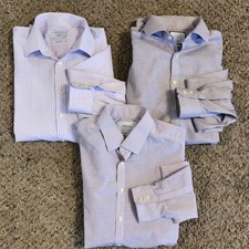 LOT 3 CHARLES TYRWHITT DRESS SHIRT SLIM 17/35 AND EXTRA SLIM 17/37