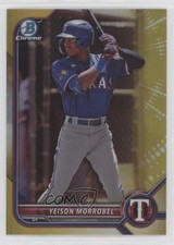 2022 Bowman Draft Chrome Gold Refractor 33/50 Yeison Morrobel #BDC-58 n0c