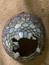 Tiffany Style Lamp Shade Needs TLC Just Don’t Need Anymore Stained Glass