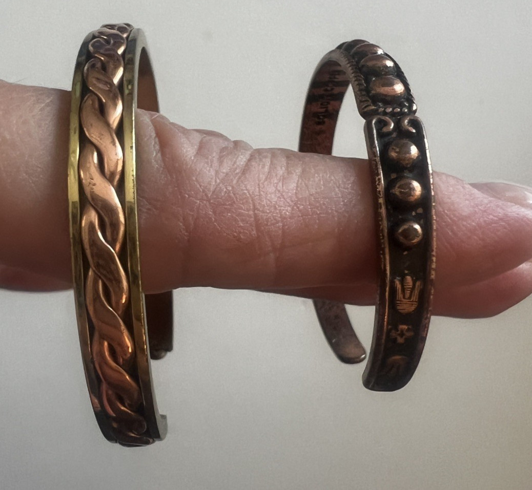 Solid Copper Bracelets Southfork Ranch Texas Set … - image 8