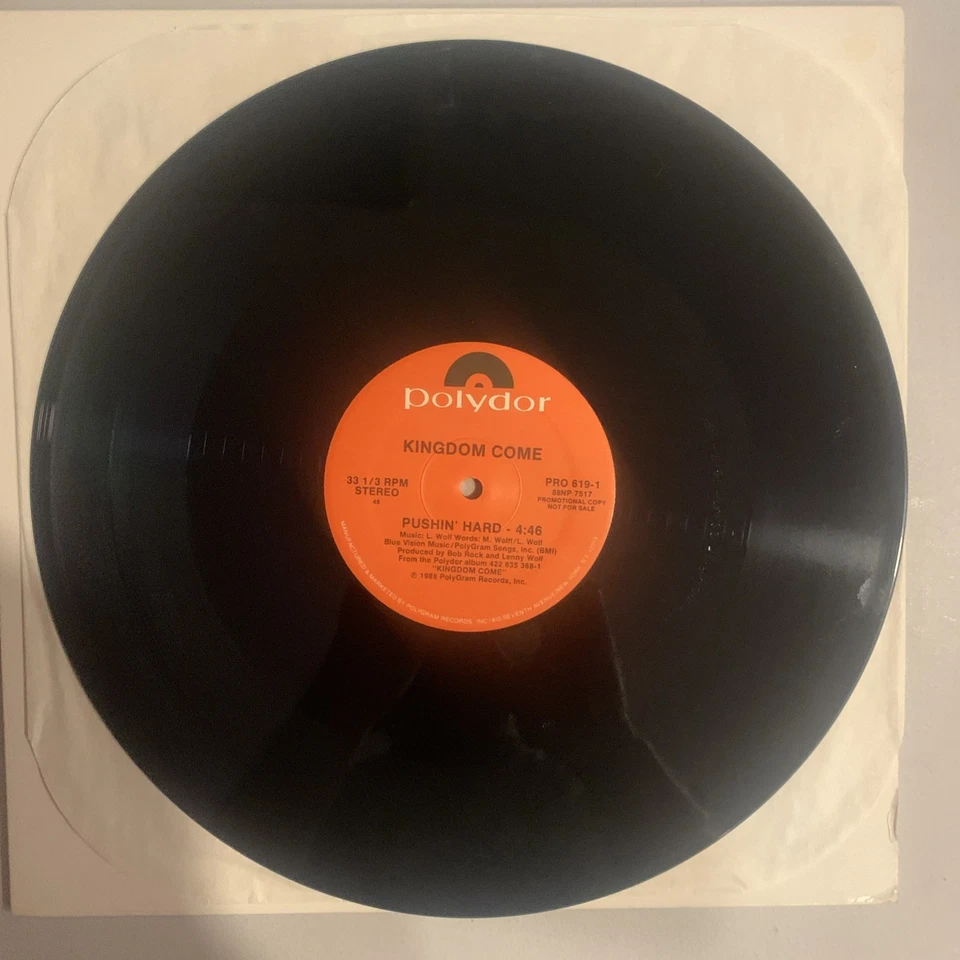 Kingdom Come, Maxi-Single, Promo, VG+, Pushin Hard *Heavy Metal - Imagem 3 de 3